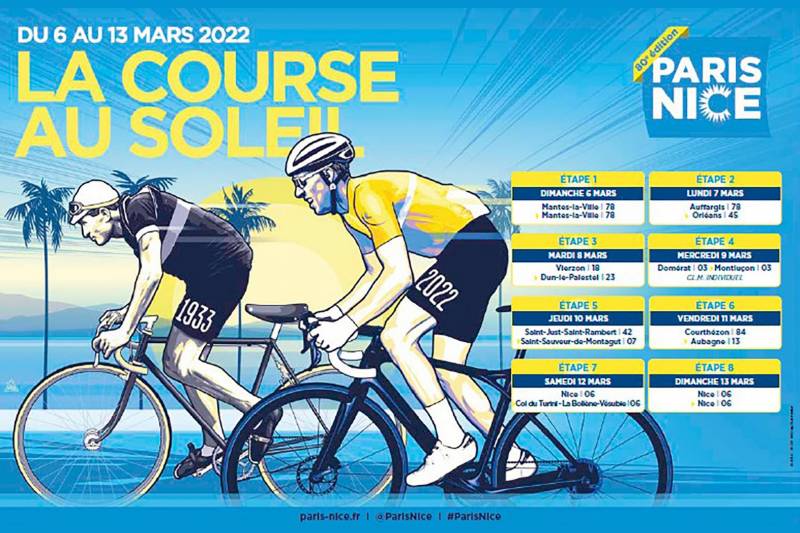 Etape à Aubagne Paris-Nice 2022